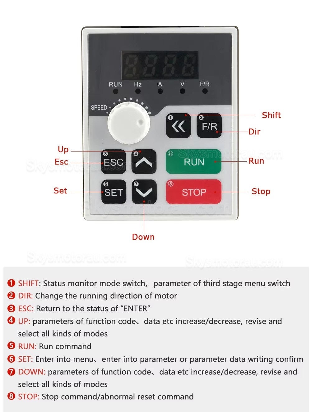 2.2KW 3HP Variable Frequency Drive H100-2.2C2/S2/T4 110V/220V/380V Single Phase To 3 Phase Spindle Drives